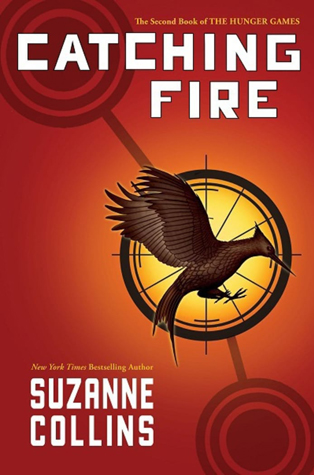 The cover of 'Catching Fire' (The Hunger Games #2) by Suzanne Collins.