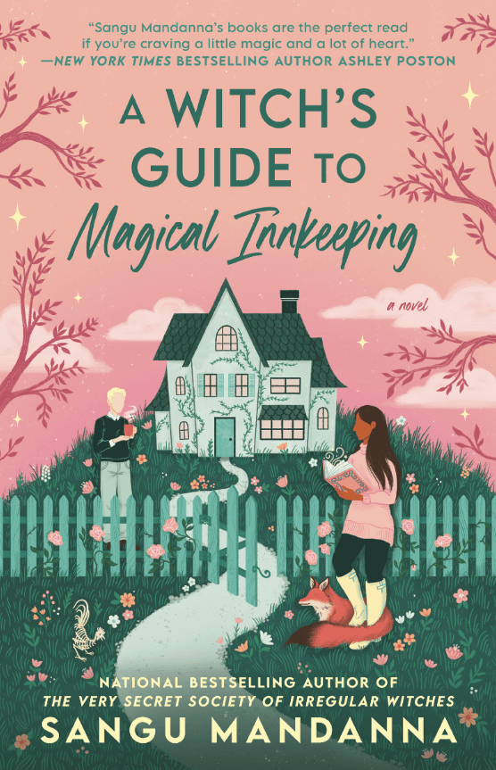 The cover of 'A Witch's Guide to Magical Innkeeping' by Sangu Mandanna.